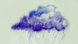 Как нарисовать тучу ? Как нарисовать дождь ?