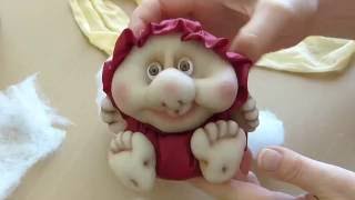 Кукла неваляшка из колготок, из капрона. Doll from stocking, Roly-poly doll.