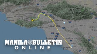 UGC animation of flight path of Kobe Bryant's helicopter