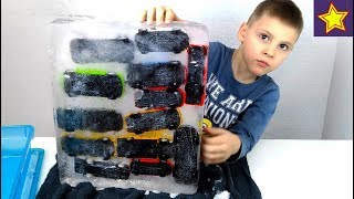 Машинки Игрушки во льду Заморозили наши Машинки Car Toys Frozen