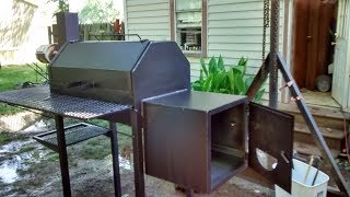 Barbeque smoker build