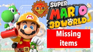 All Super Mario Maker 2 Items Missing in the 3D World Game Style