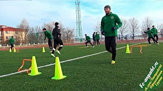Первая тренировка ФК "Ангушт" в новом году
