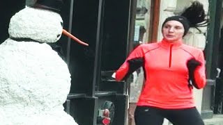 Scary Snowman Is A SAVAGE  Hidden Camera Practical Joke Season 5 Episode 2