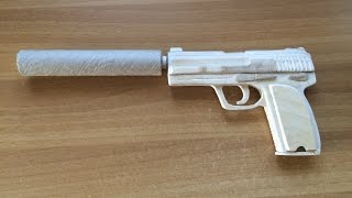 Как сделать USP-S из дерева | CS:GO