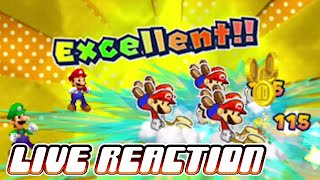 Live Reaction to Mario & Luigi Paper Jam Reveal Trailer - E3 2015