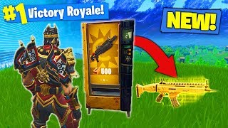 *NEW* LEGENDARY VENDING MACHINE GAMEPLAY In Fortnite Battle Royale!