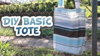 Basic Tote Bag | How to EASY - Whitney Sews