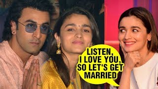 Alia Bhatt Breaks Silence About Her Marriage, Is Ranbir Listening?