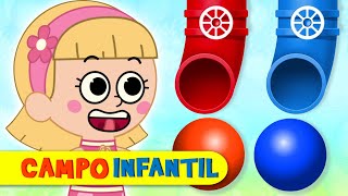 Pelotitas Bailarinas en un Juego de Colores y Más Diversión | Campo Infantil