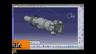 AR15 5.56mm NATO .223 Bolt Modeled in CATIA by SOLARIS DESIGN