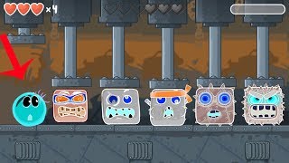 RED BALL 4 : ALL 5 GHOST MODE BOSSES Fight Together with 'TOMATO BALL'