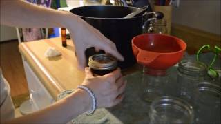 Making and Canning Brown Sugar syrup