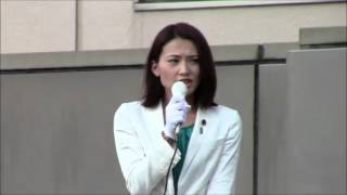 2012/09/06【金子めぐみ】新潟県三条市・燕三条ワシントンホテル前演説