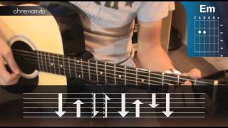 Cómo tocar "Si Tú No Estas Aquí" de Sin Bandera en Guitarra (HD) Tutorial Acordes - Christianvib
