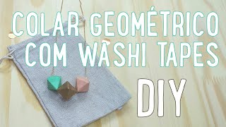 Colar de washi tape