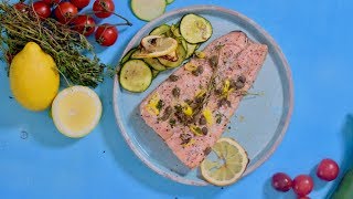 Perfekt gegarter Lachs aus dem Philips Airfryer XXL
