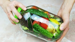Век живи, век учись! Вот, КАК НАДО делать МАЛОСОЛЬНЫЕ Огурцы, Кабачки, Помидоры. ОБЪЕДЕНИЕ!