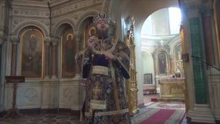 Проповедь архиеп. Евлогия в Неделю 5-ю Великого поста 02.04.2017