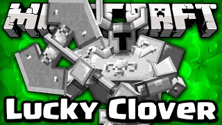 Minecraft - LUCKY CLOVER FERROUS WROUGHTNAUT CHALLENGE GAMES! (Mowzie's Mob Mod / Lucky Clover Mod)
