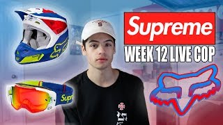 SUPREME SS18 WEEK 12 MANUAL LIVE COP - Supreme x Fox Racing Goggles