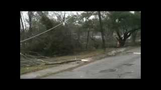 Tornado in Hattiesburg, MS - February 10, 2013 - Damage in our neighborhood