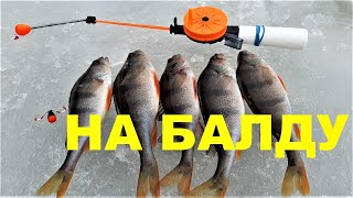 БАЛДА ЛОВИТ ДАЖЕ В ГЛУХОЗИМЬЕ.РЫБАЛКА.ЛОВЛЯ НА БАЛДУ.