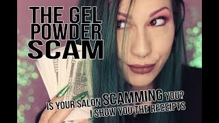 THE GEL POWDER SCAM!! How salons are LYING to you - I'M SHOOK!