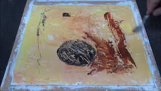 La Pintura abstracta / espátula / acrílicos / P - 11