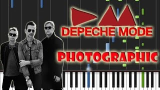 Depeche Mode - Photographic Piano Cover [Synthesia Piano Tutorial]