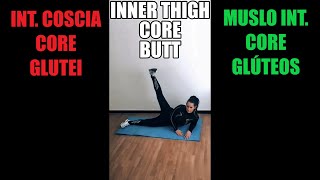 BBR23 Workout per interno coscia, core e glutei per eliminare la flaccidità di gambe, glutei e vita