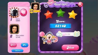 Candy Crush Saga 2827   |   Hard Level   |  3-Star ⭐⭐⭐