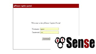 Tutorial: pfSense - Capative Portal