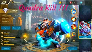 [Gcaothu] Pentakill hụt cùng sức mạnh Hủy Diệt đại sư cơ khí Moren - Xạ thủ Mới Liên Quân Mobile