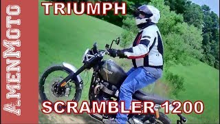 Test Riding Triumph Scrambler 1200 IN THE DIRT! Triumph Bonneville T120