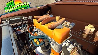 ASSEI SALSICHA NO MOTOR DO CARRO! My Summer Car
