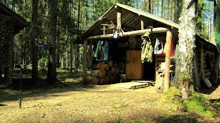2 ДНЯ В ТАЕЖНОЙ ИЗБЕ / ГОТОВКА / БЫТ / РЕМОНТ / Открытие по хариусу 2019 / Наедине с тайгой