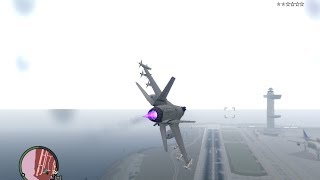 GTA V Fighter Jet in GTA IV - Script mod - P-996 Lazer Jet
