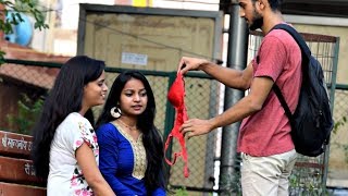 Pulling Bra From Hair Prank | AVRprankTV | Pranks in India