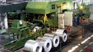 Aluminum strip sheet band hot roll machine equipment casting processing forming platevbv