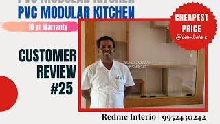 Pvc Home Interiors #Smallbudgetpvckitchen #Tvunit   (Customer Feedback)