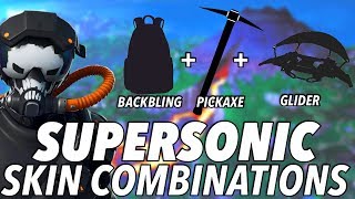 "Supersonic" SKIN BEST BACKBLING + SKIN COMBOS! (Season 8) (Fortnite) (2019)