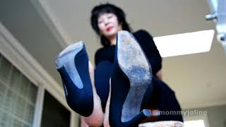 Quick DK heels with my mature wrinkly soles and update