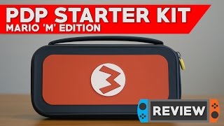 PDP Starter Kit Mario 'M' Edition - Nintendo Switch Case Review!