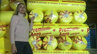 АГРОВОЛОКНО Р-23 ширина 10,5м и длина 100м  - размер рулона, видео обзор, пример