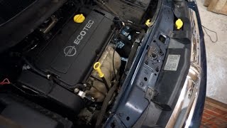 Замена прокладок маслоохладителя OPEL Astra, Zafira z16xer