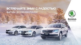 ŠKODA Sales out. Встречайте зиму с радостью.