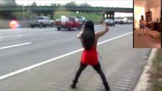 Gas Pedal White girl DOES the "JACKIE MOBILE" on WorldStar! Watch to SEE where she GOT IT FROM!