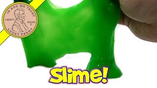 Play With Green Slime In Oil Drum Barrel - Fun With Slime