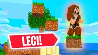 MINECRAFT ALE BLOKI POD NOGAMI ODLATUJĄ